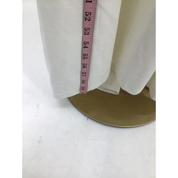 LULU'S SZ S White Confident Romance Plunge V-Neck Sleeveless Maxi Dress NEW B38 - Picture 5 of 6